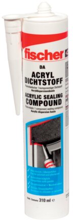 Exemplary representation: Fischer acrylic sealant DA